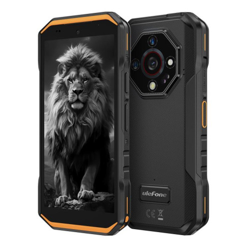  Ulefone Armor X32 Pro 5G, 8 Go + 256 Go, vision nocturne, téléphone robuste IP68/IP69K, écran 5,65 pouces, Android 14, MediaTek Dimensity 6300 Octa Core, réseau : 5G, NFC, OTG (orange) SU863E968-010